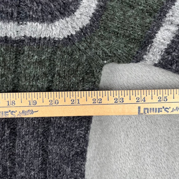 Concrete Mix Sweater L Grandpa 90s Minimalist Dad Style Old Money Preppy Hipster - Picture 5 of 8